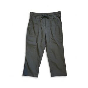Cecil Olive Green Tracey Pull-On Cropped Casual Pants, Women's Size 6